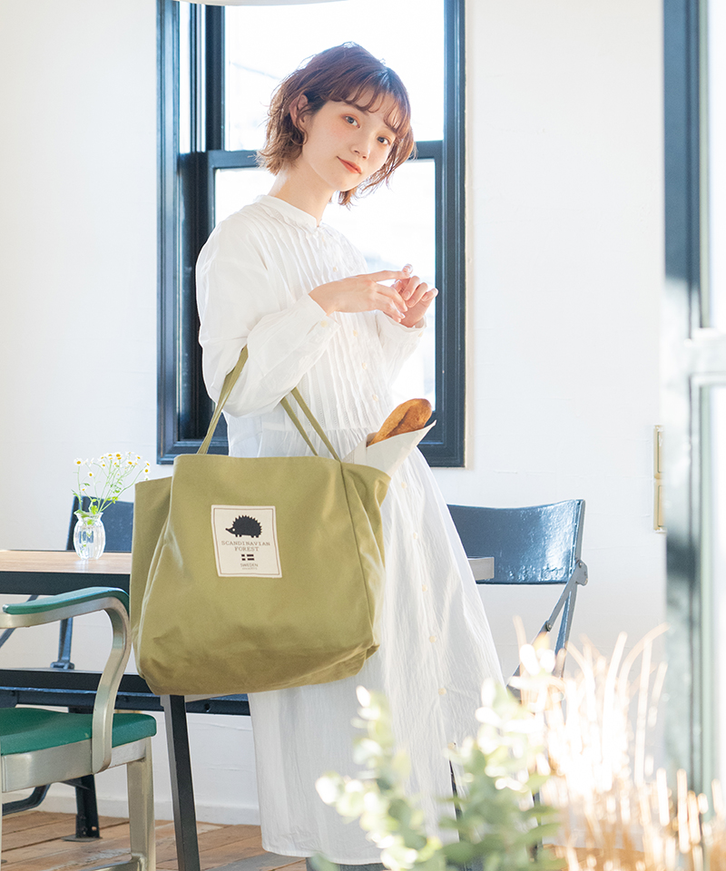NEW】スカンジのキャンバスリバーシブルトート｜Köta ココロくすぐる