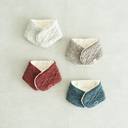 メール便対象商品】ミックスニットネックウォーマー｜スカンジナビアン