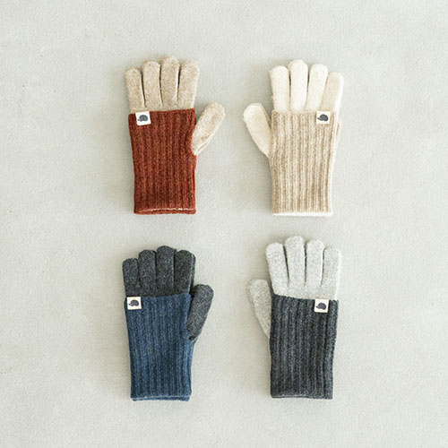 今だけお得な20%OFF】2wayニット5指手袋【メール便対象商品